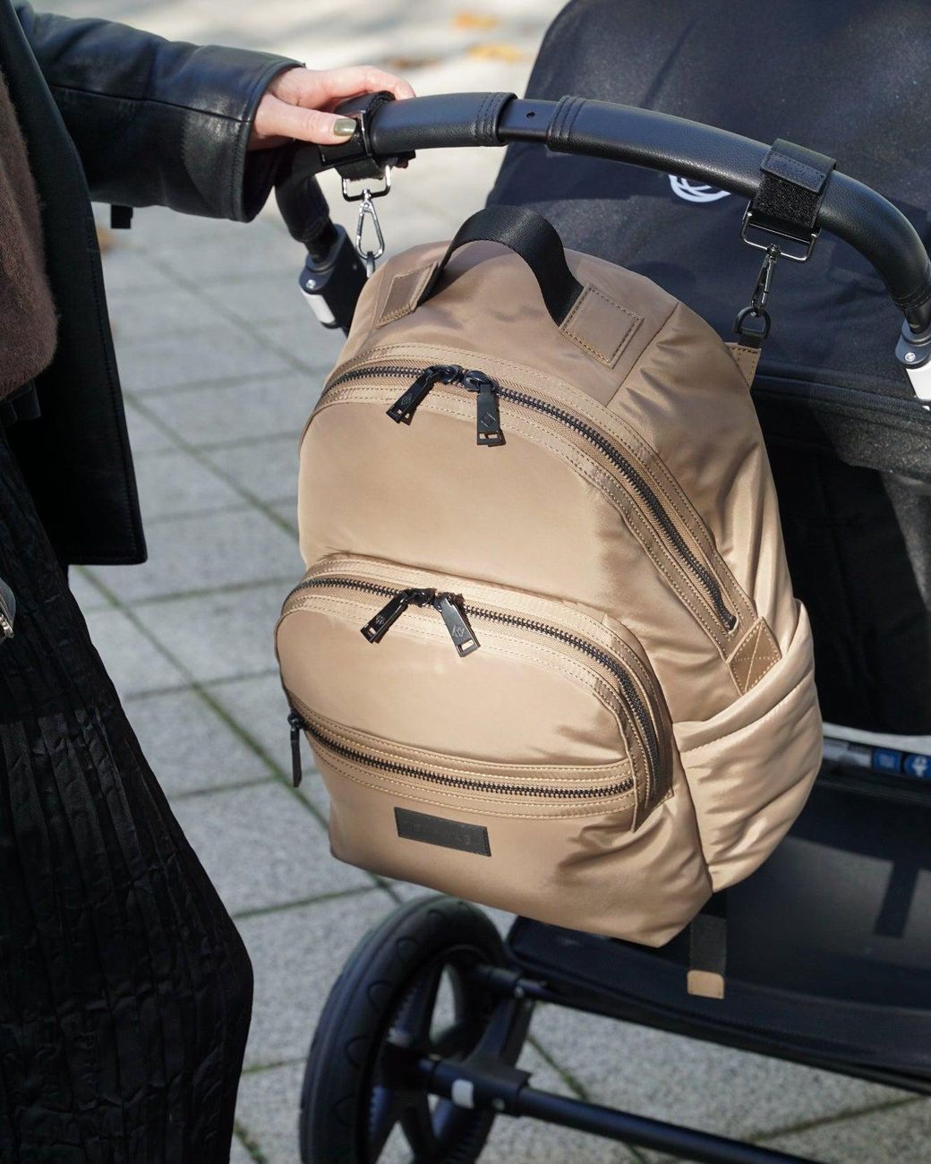 Tiba + Marl Brown Elwood 2.0 Changing Backpack Mocha