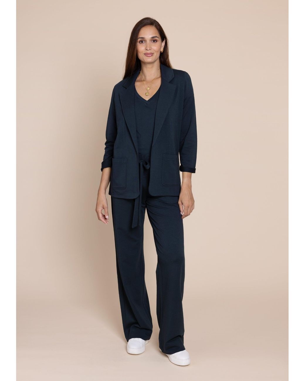 Weartwo London Blue Goddess Wide Leg Trousers