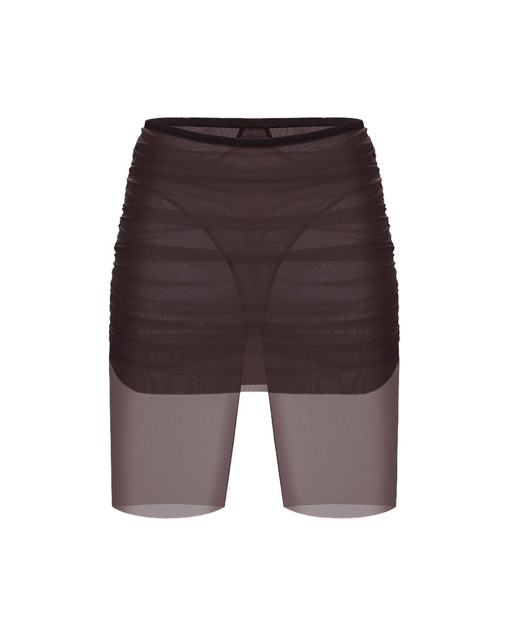 Zhilyova Brown Amora Gravity Shorts