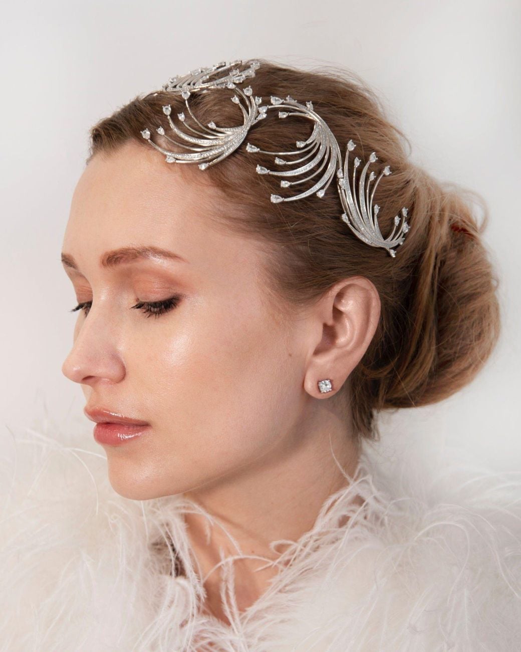 Stephanie Browne Australia Metallic Harper Headpiece