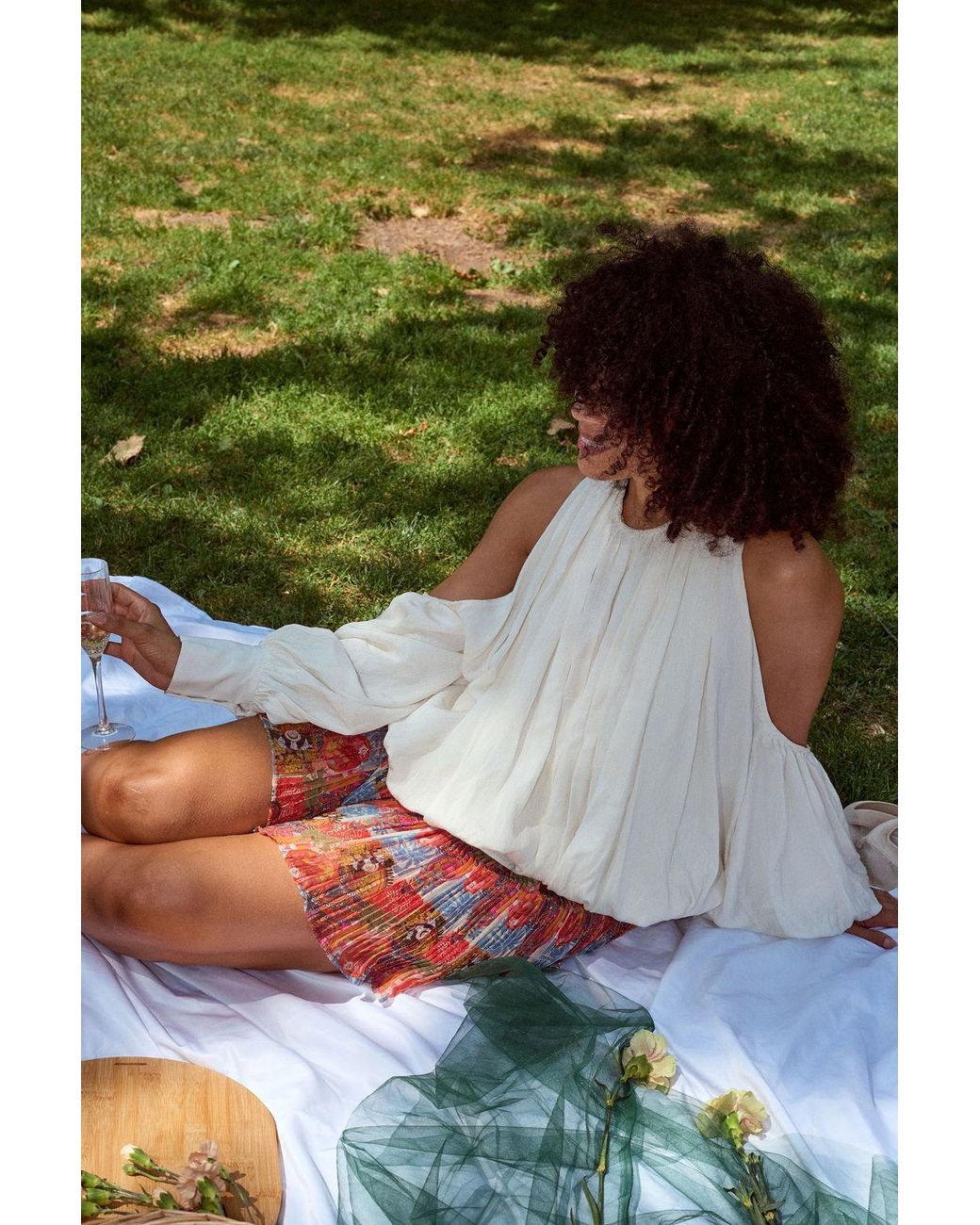 Mohala Grey Natural Neutrals Onaha Blouse