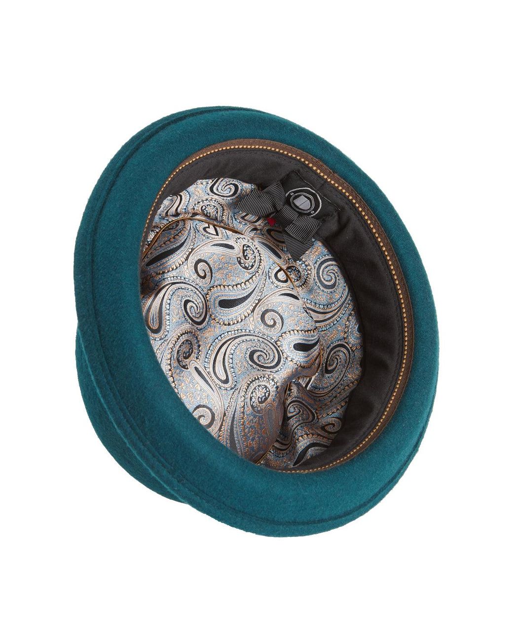Dasmarca Hats Green Leo Hemlock Felt Skimpy Brim Short Brim Rude Boy Mod Style Porkpie Hat for men