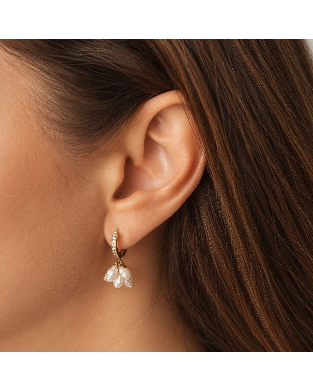 Lalinde Metallic Aurora Hoops