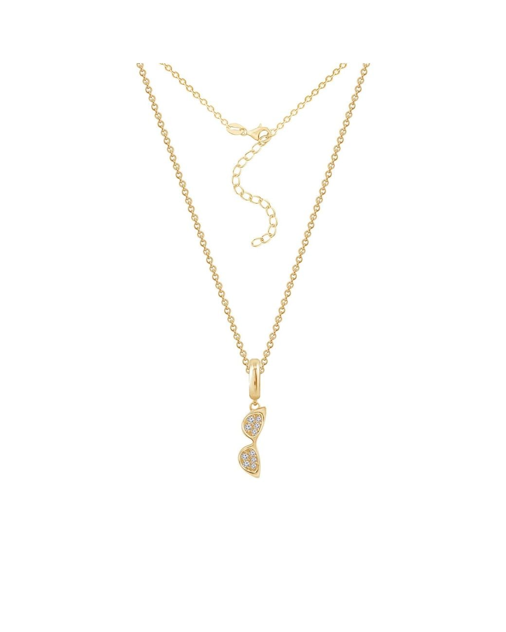 Diamonbliss Metallic Marilyn Monroe Sunglasses Necklace