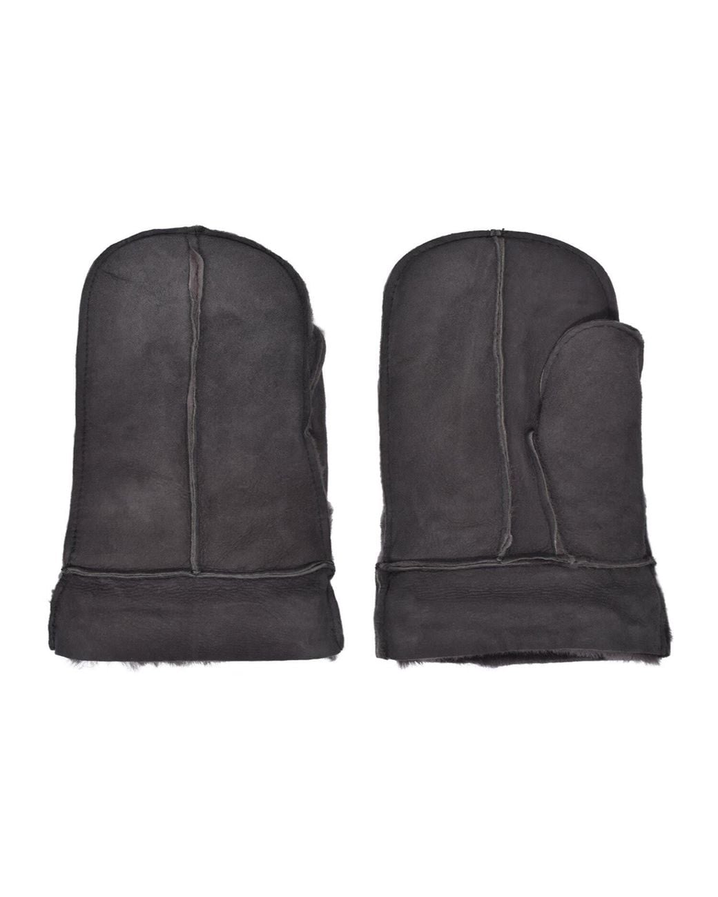Owen Barry Black Sheepskin Split Mitten Cromita