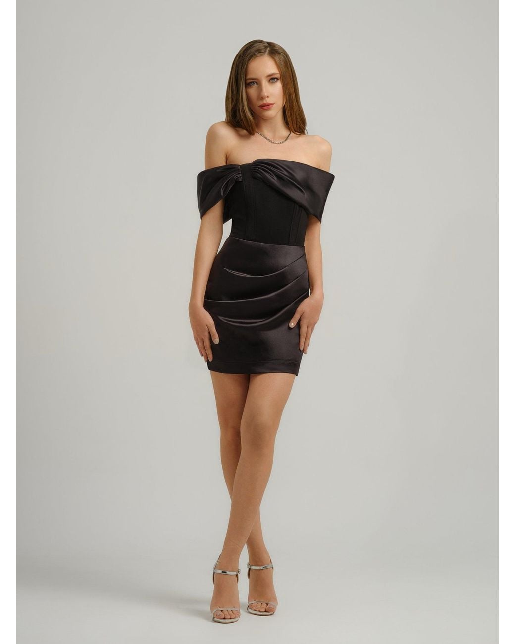 Tia Dorraine Black Signature Of The Sun Mini Dress,