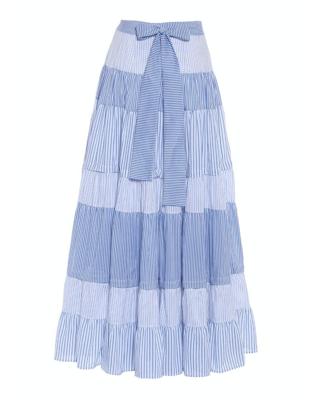 Helene Galwas Blue Katarina Skirt