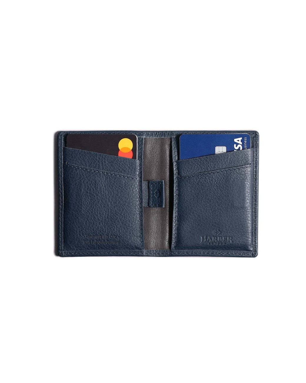 Harber London Blue Rfid Card Wallet for men