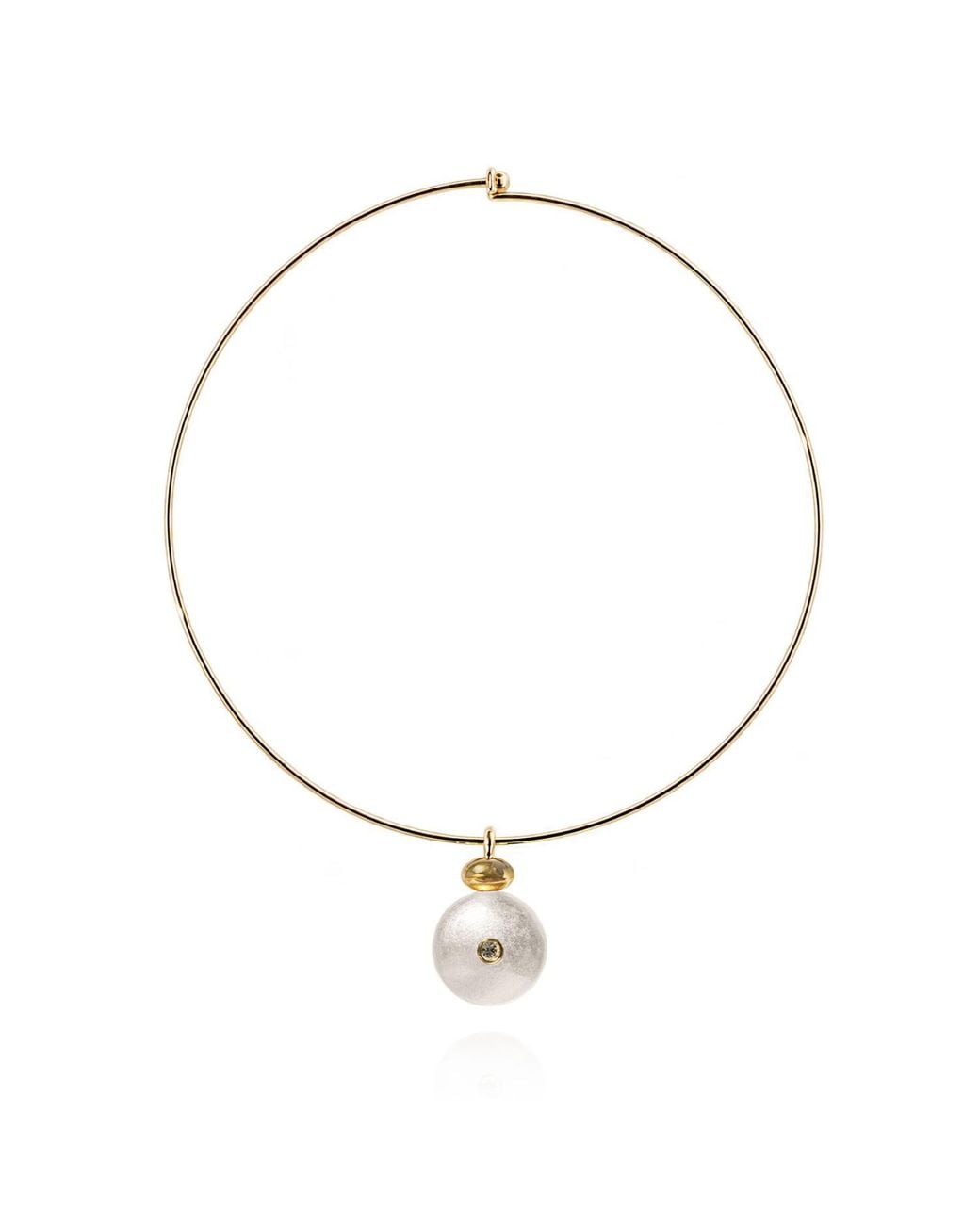 Saule Label Metallic Neutrals Paloma Collar Necklace