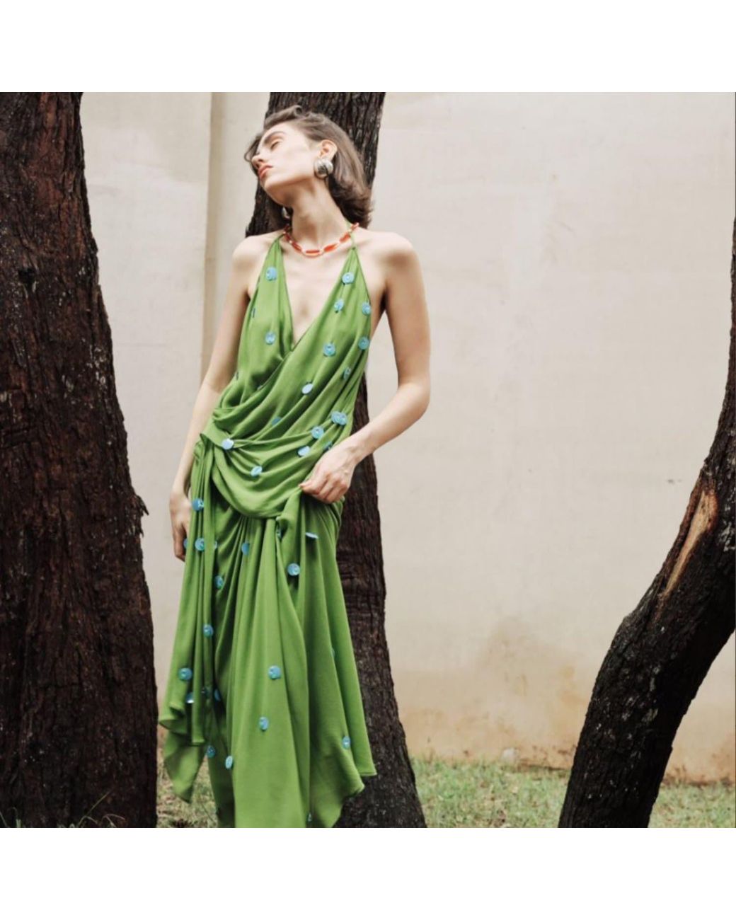 23Rd August . Green Feeling Lost Top