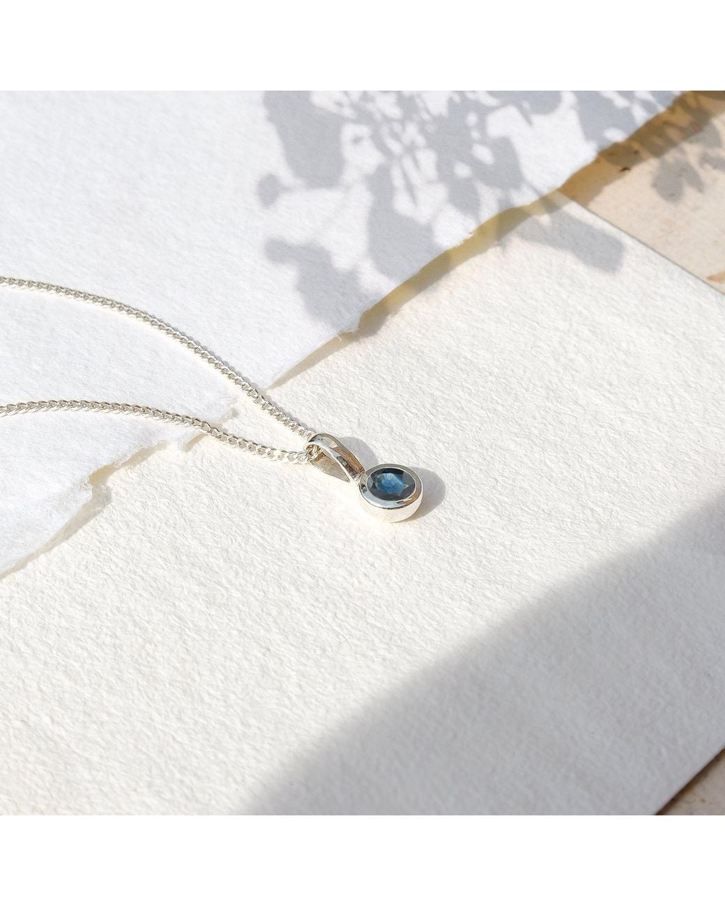 Charlotte's Web Jewellery Metallic September Birthstone Charm Necklace