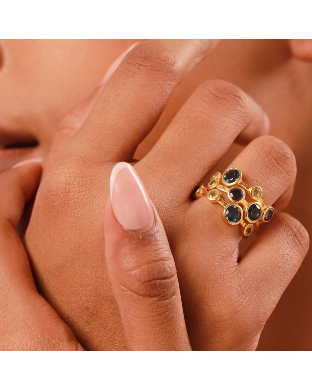 GEM BAZAAR Metallic The Juliet Ring