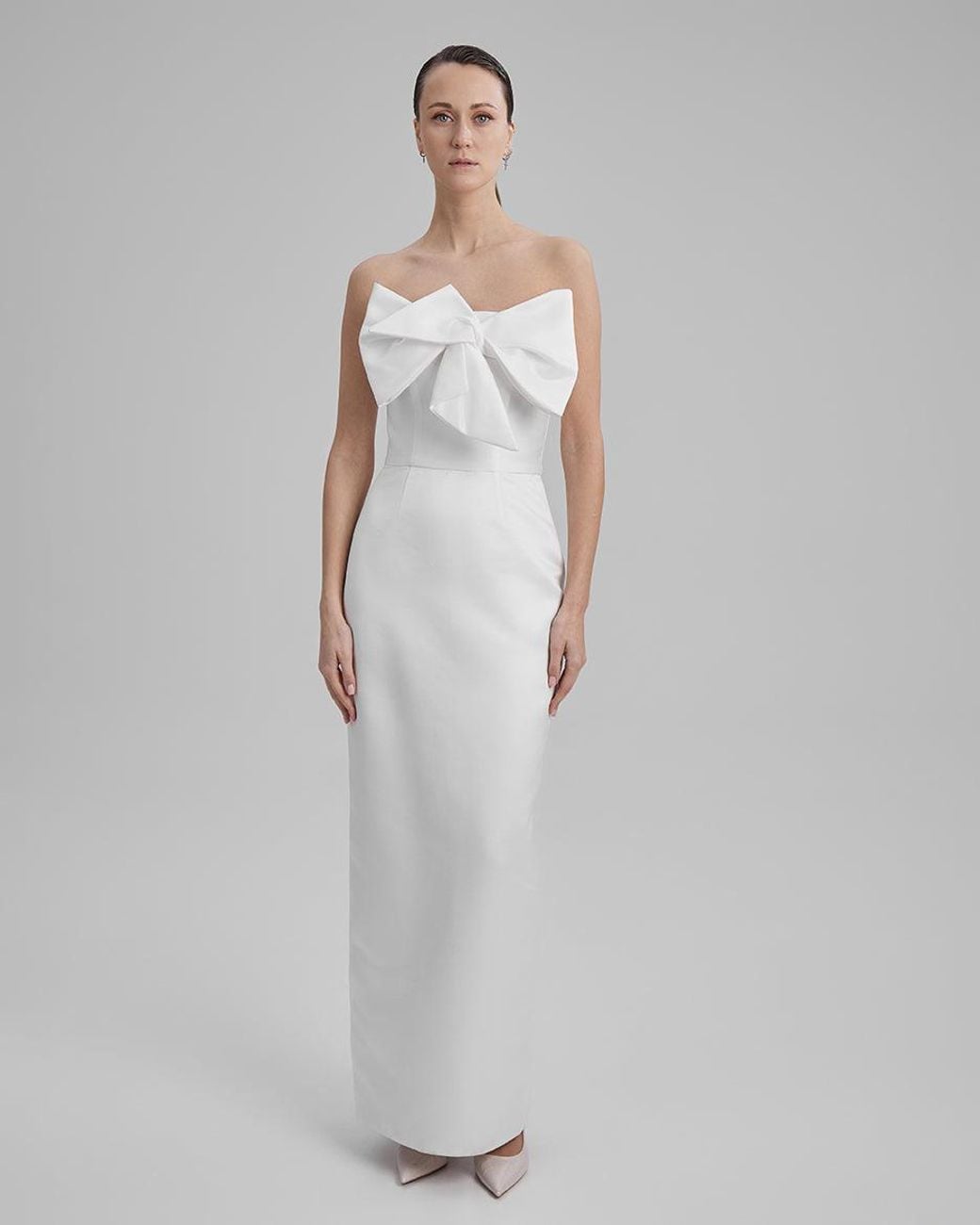 Baé Special Moments White Gigi Dress + Small Bow