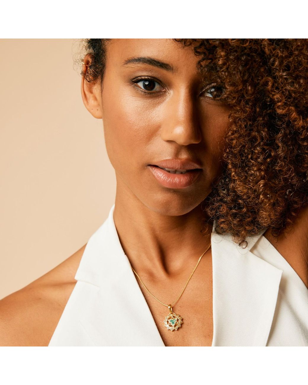 Charlotte's Web Jewellery Metallic Heart Chakra Necklace