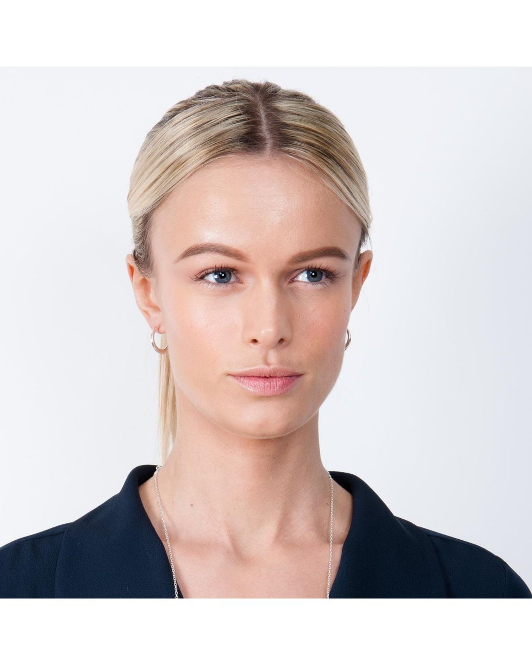 Lucy Quartermaine Metallic Solid Sterling Mini Drop Hoops