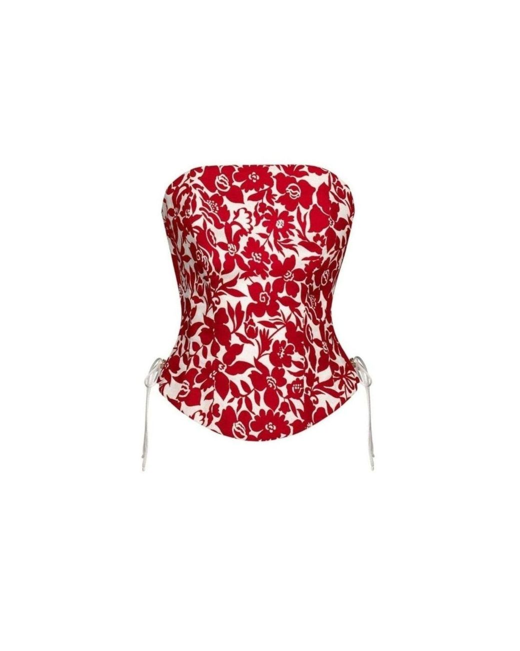 Elsava Red Velvet Flame Corset