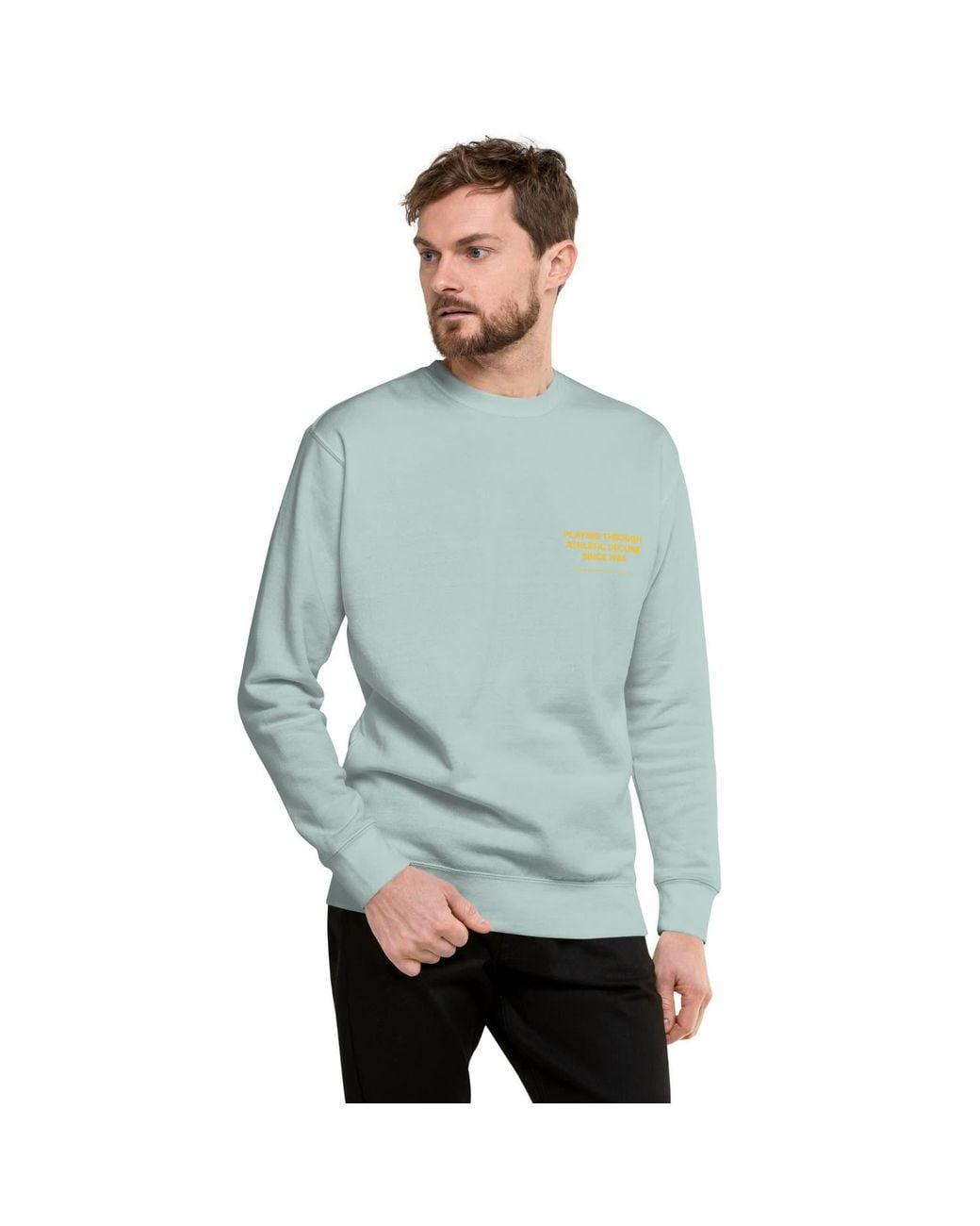 Anchor and Crew Blue Ice The Playmaker Basketball Club League Organic Cotton Sweatshirt
