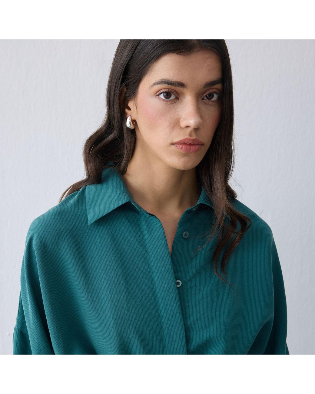 Thisisu Collection Green Verda Shirt Dress