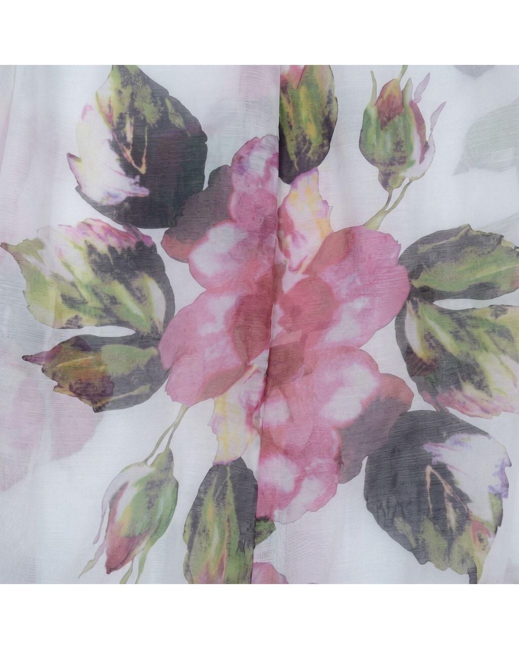 Modenaire Pink Floral Printed Mini Dress With Ruffle Layers And Tie Waist
