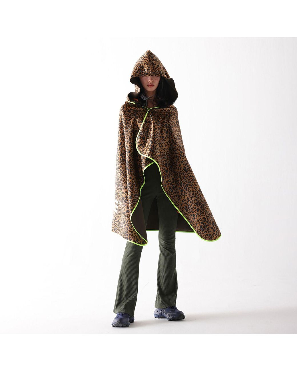 Kapture Brown Leopard Foldable Three