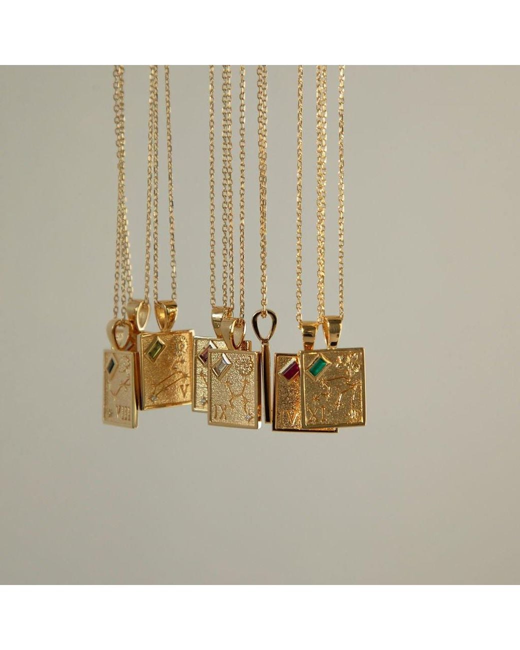 Cier Metallic Scorpio Zodiac Necklace