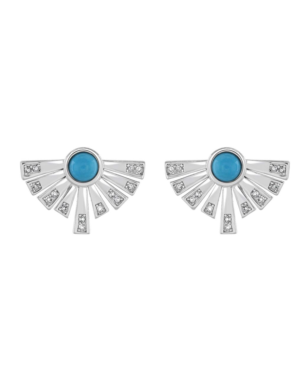 Lucy Quartermaine Blue Egyptian Studs