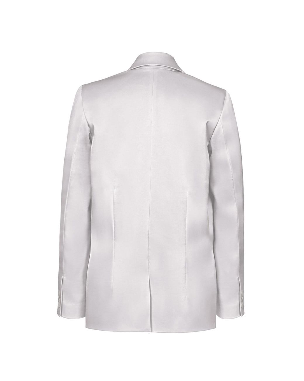 Anse Victorin Gray Claire Silk Cotton Blazer