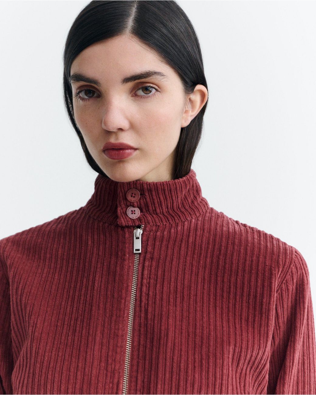 Thinking Mu Red Delia Corduroy Jacket