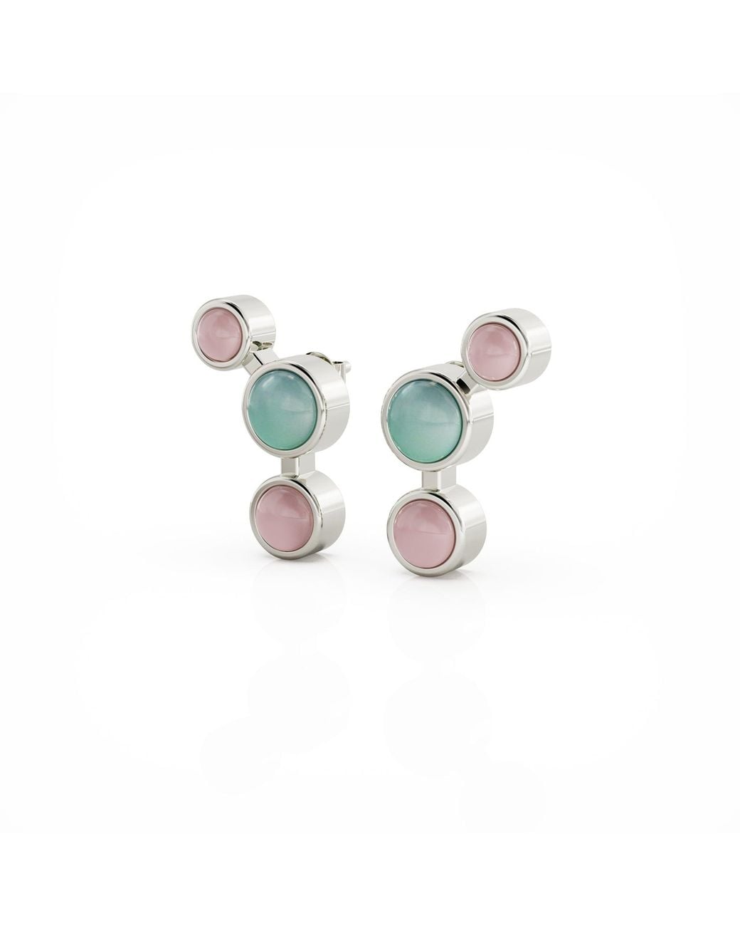 Linda Fiore Blue Aurora Earrings Sterling