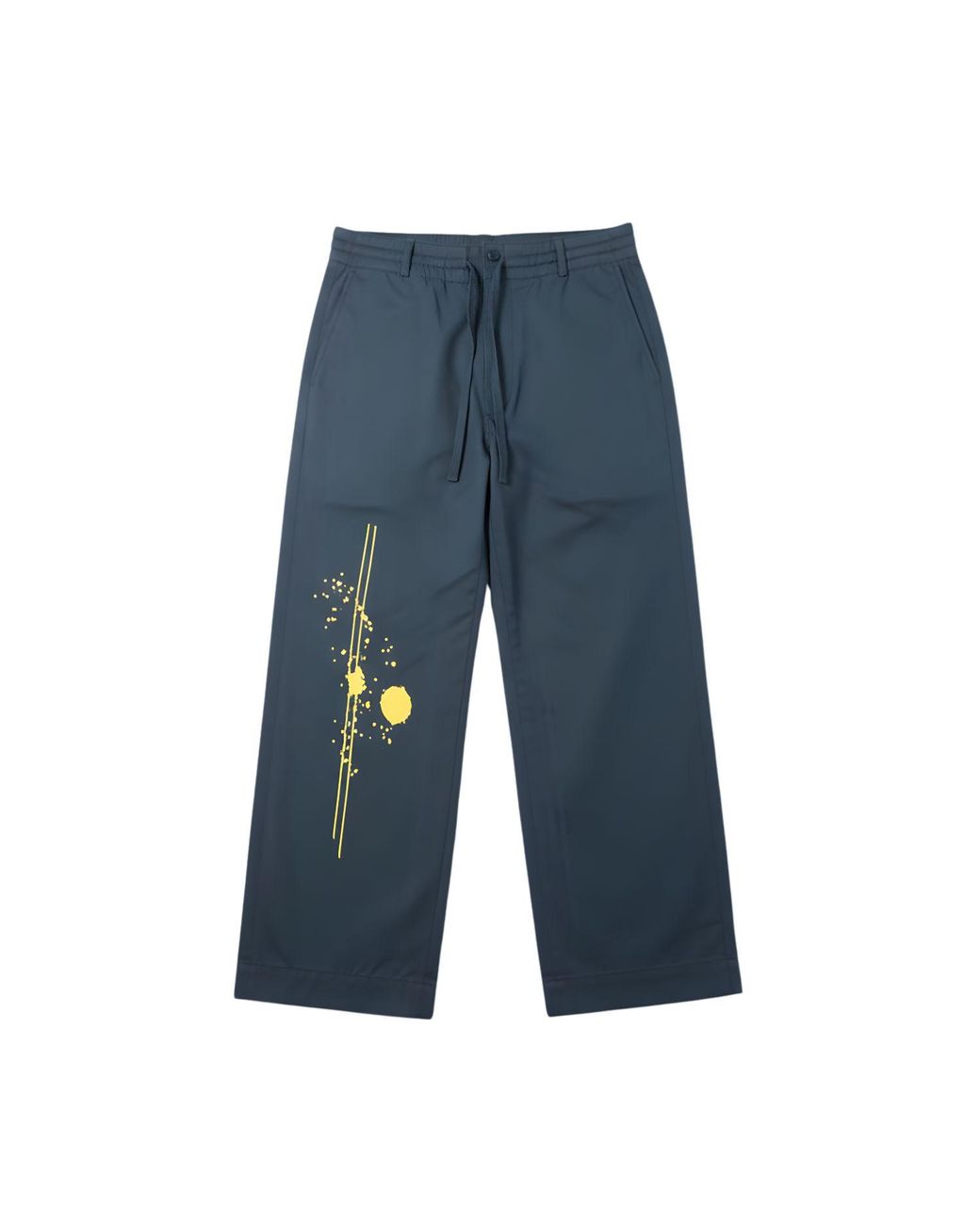 Lilia Munn Blue Organic Cotton Trouser –