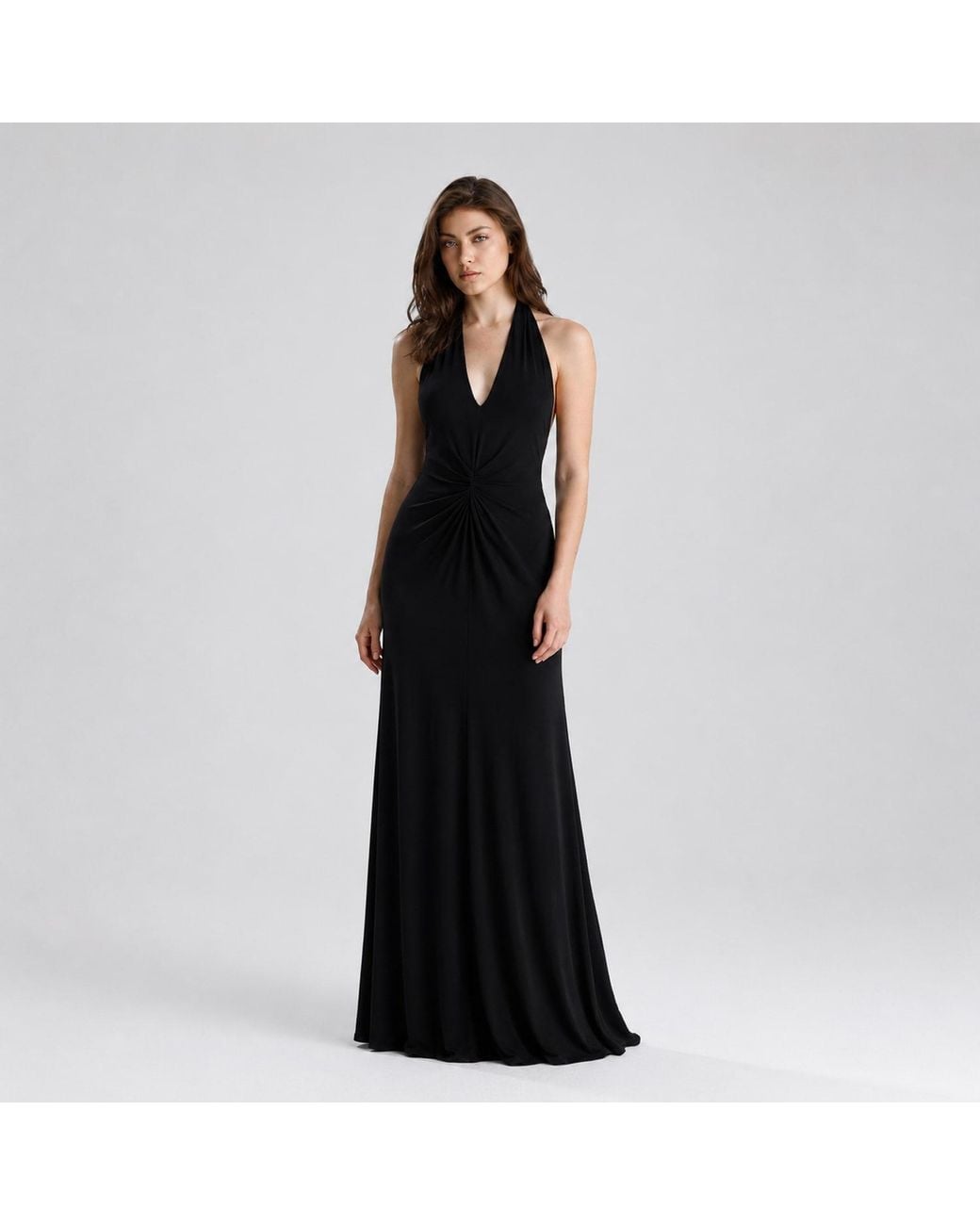 Maison De Gala Black Sienna Noir Halter Dress