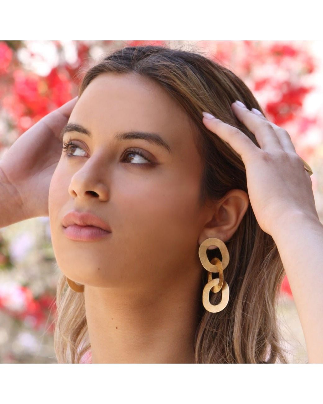 Marcia Moran Metallic Brielle Earrings
