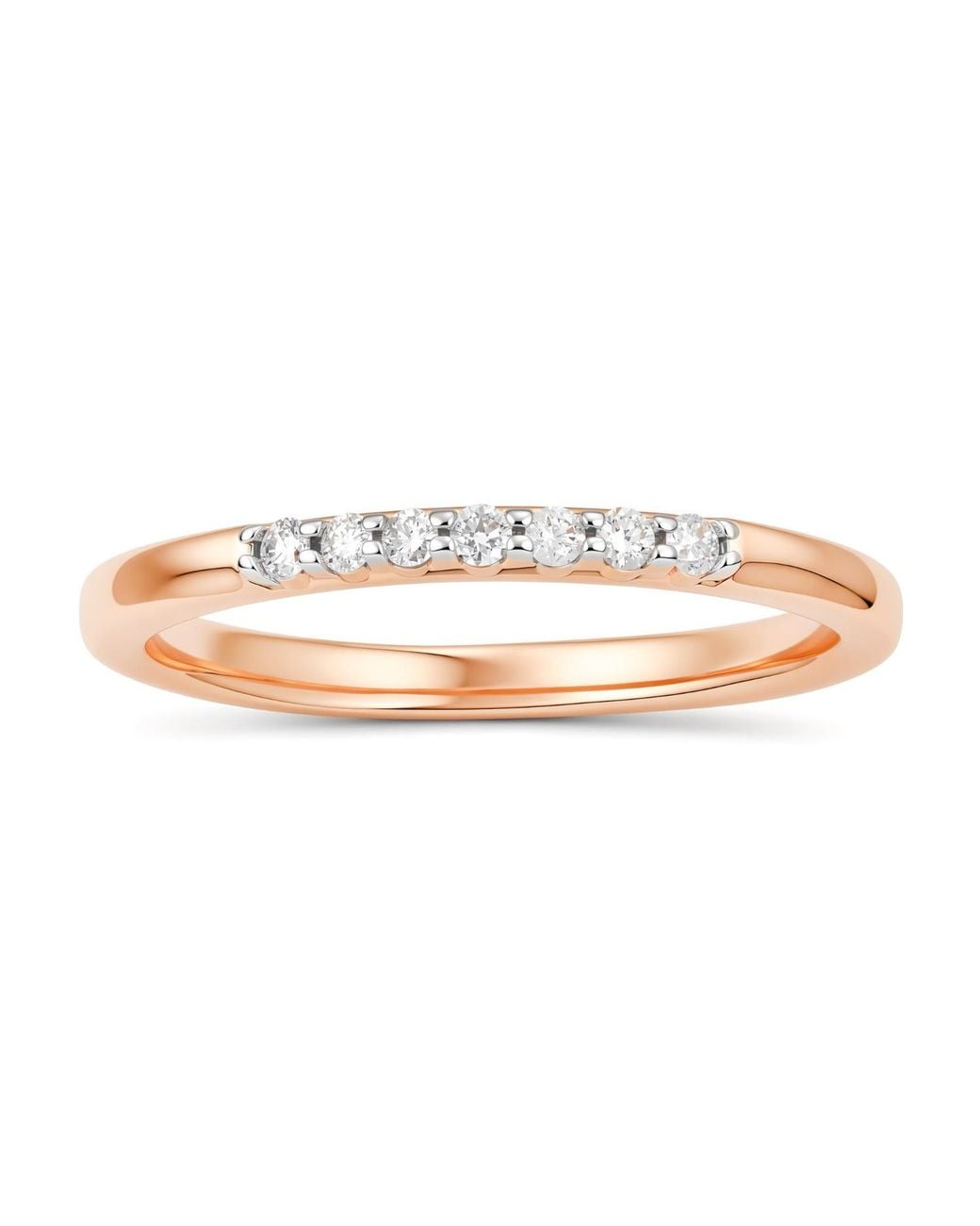 Kylie Harper Pink Petite Diamond Band Ring