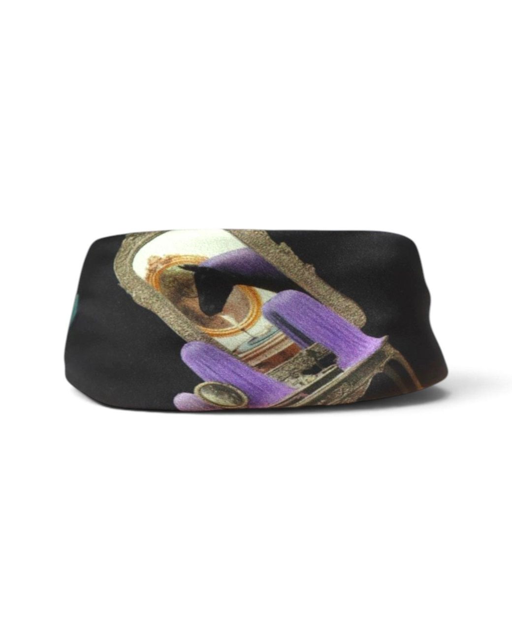 Monzlapur New York Black Horses Wear Wigs Small Scarf for men