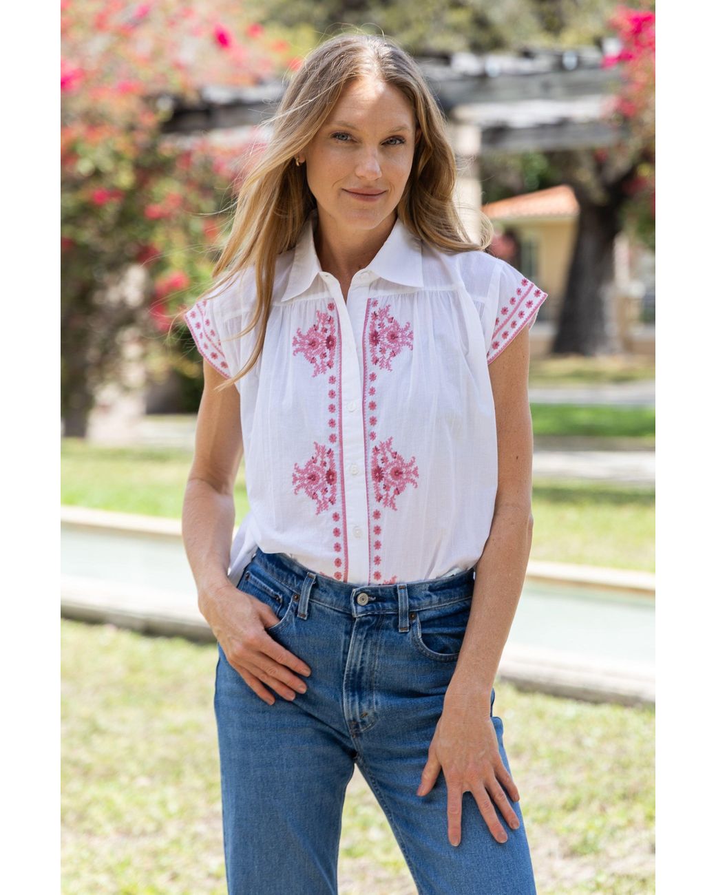 Bindu Pink Esmeralda Blouse