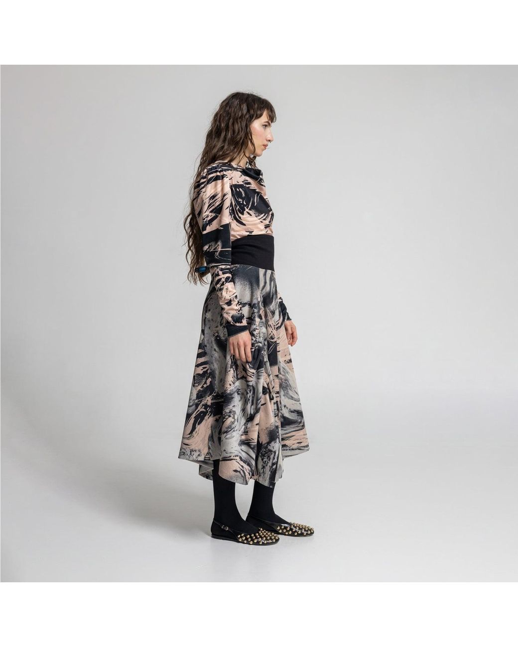 ARTISTA Multicolor Amber Velvet Top