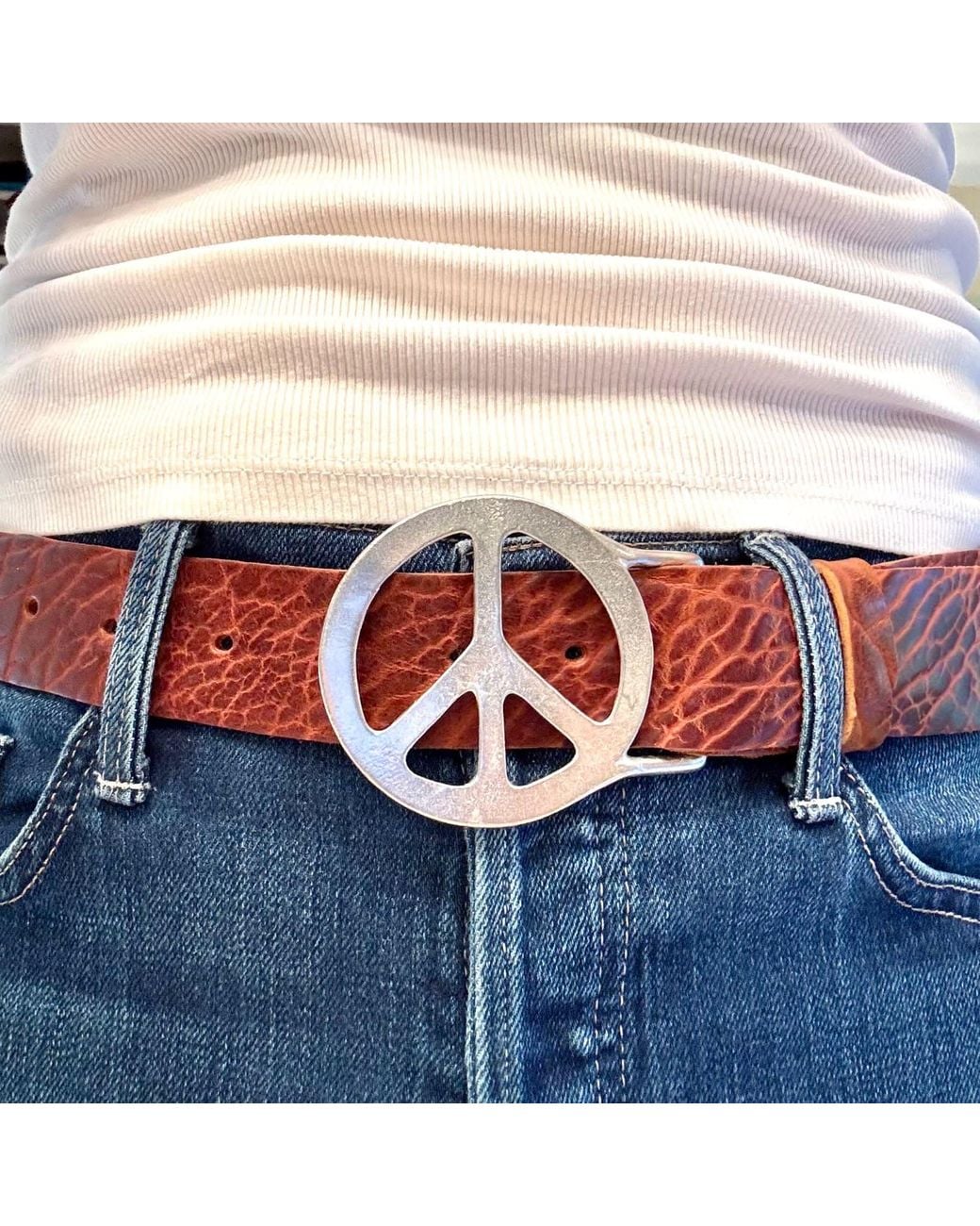 Lynn Tallerico Brown Peace Belt