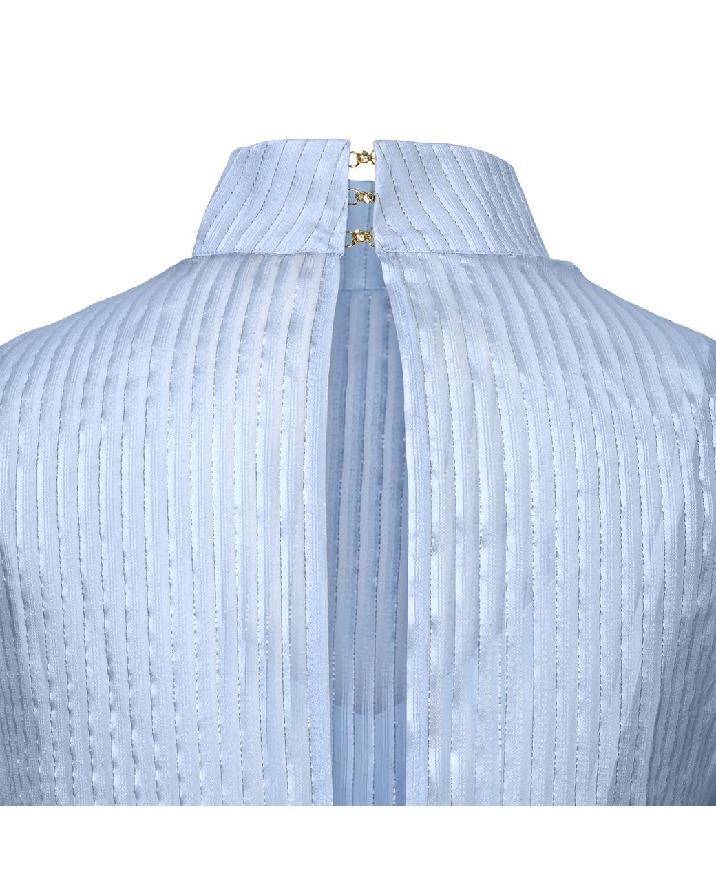 Anse Victorin Blue Céline Silk Dress