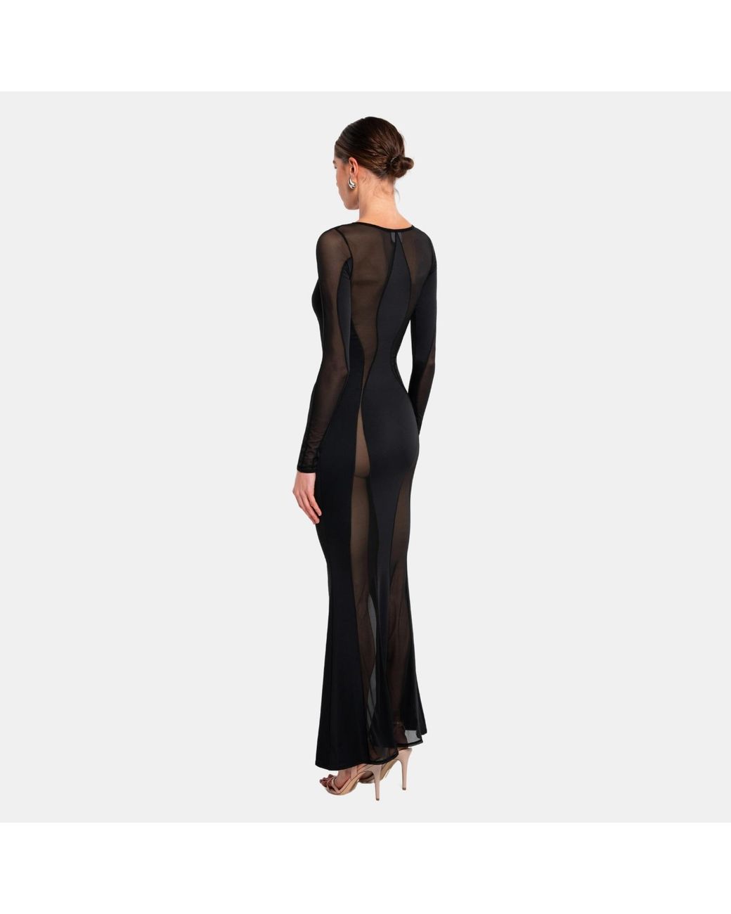OW Collection Black Sierra Maxi Dress