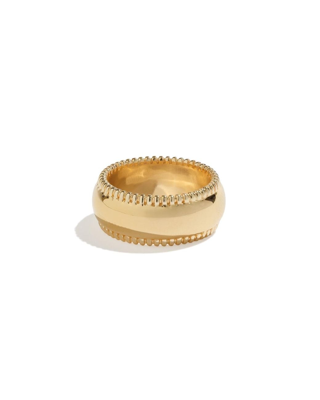Stone Fruit Natural Small Disc Ring