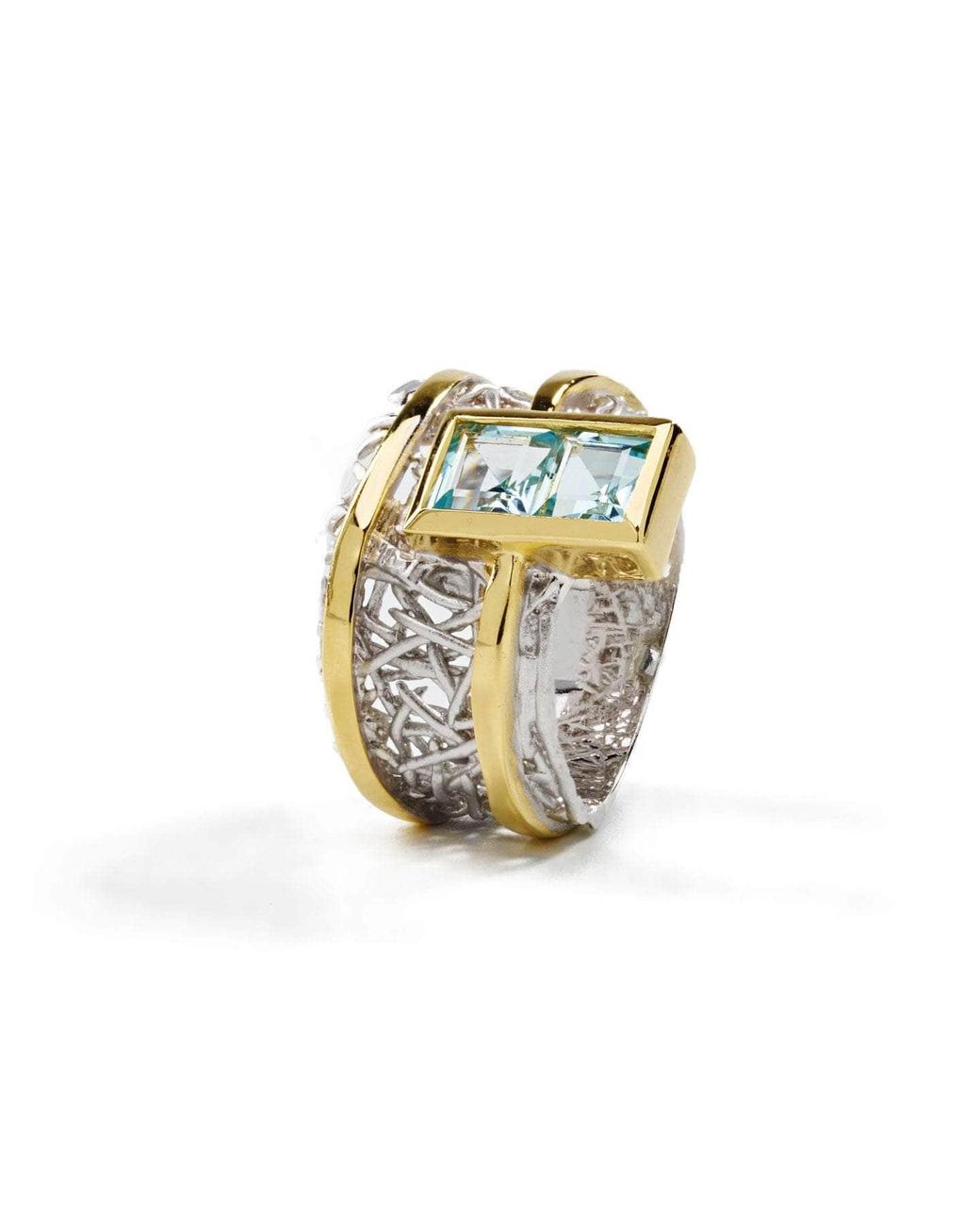 German Kabirski Metallic Verina Topaz Ring