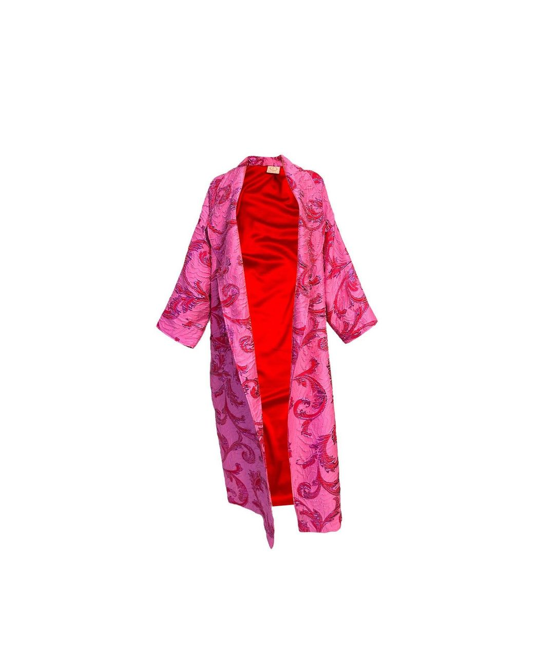 Julia Clancey Pink Candy Luxe Opera Dress Coat