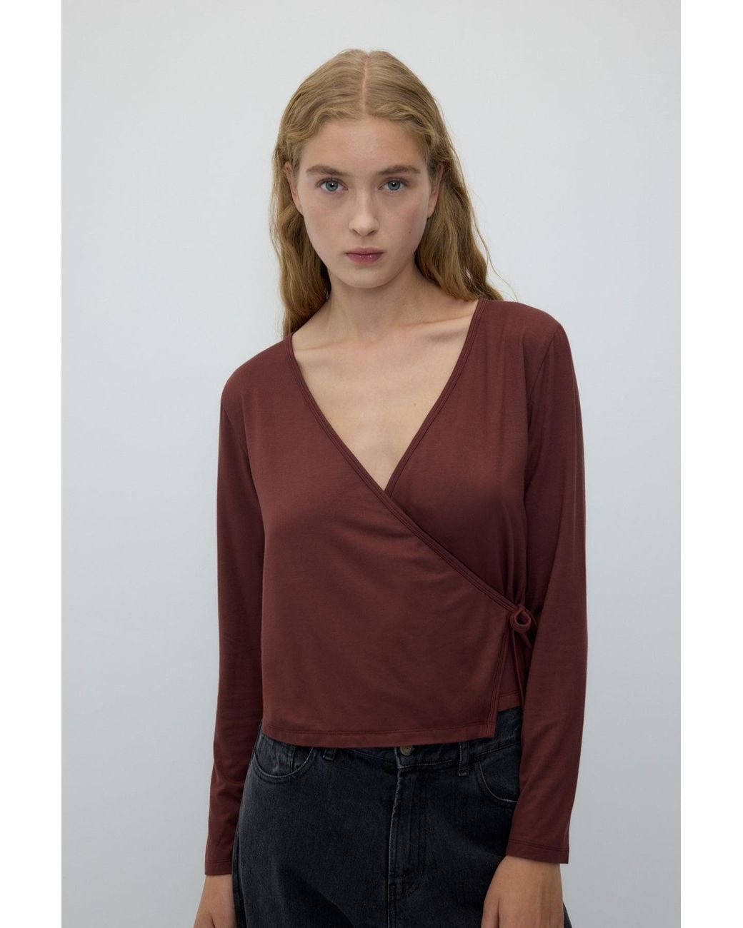 Rita Row Purple Neutrals Tela Top