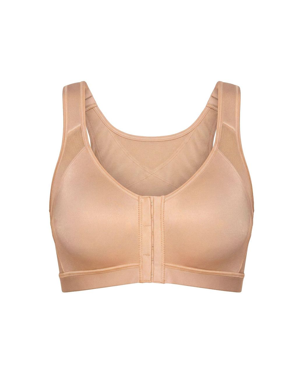Leonisa Natural Neutrals Unlined Wireless Posture Corrector Bra