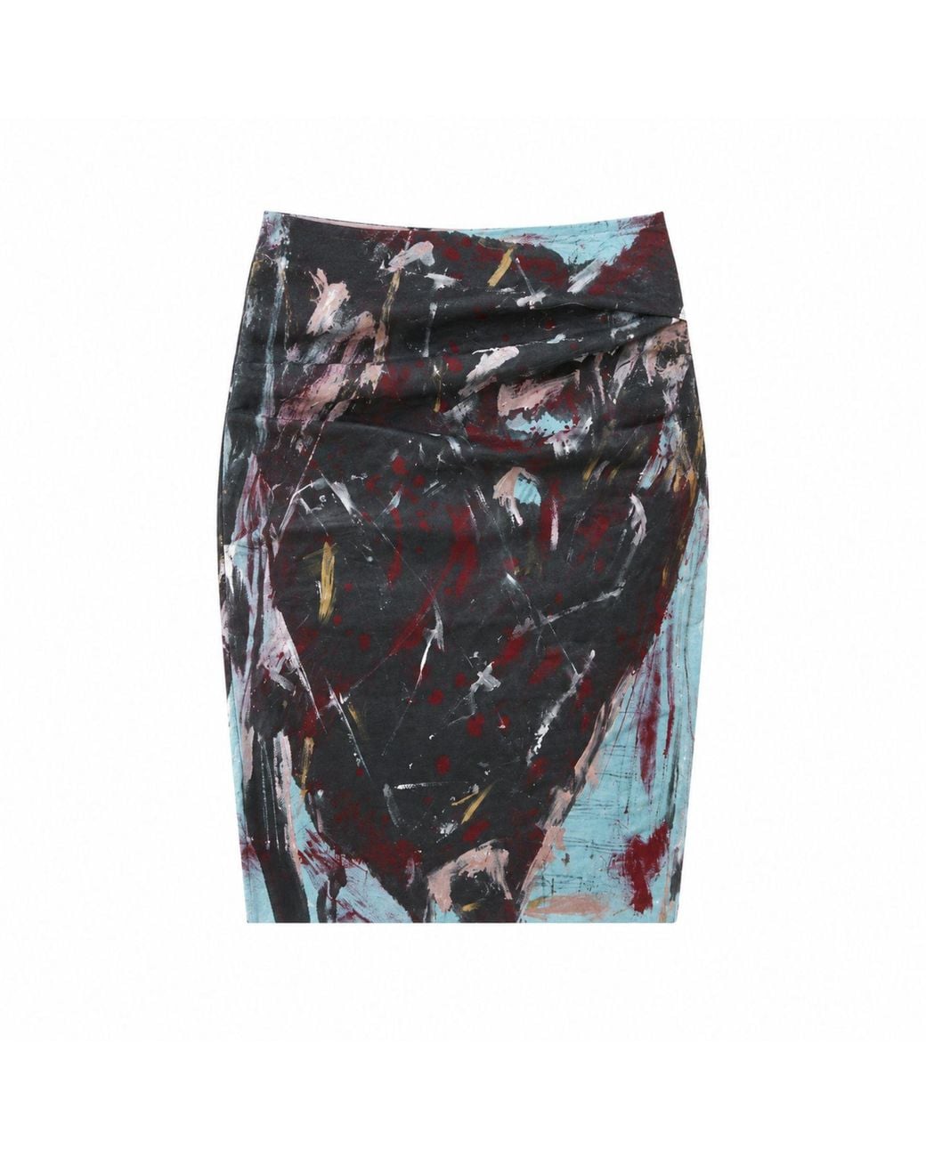Miro Misljen Gray Pencil Skirt