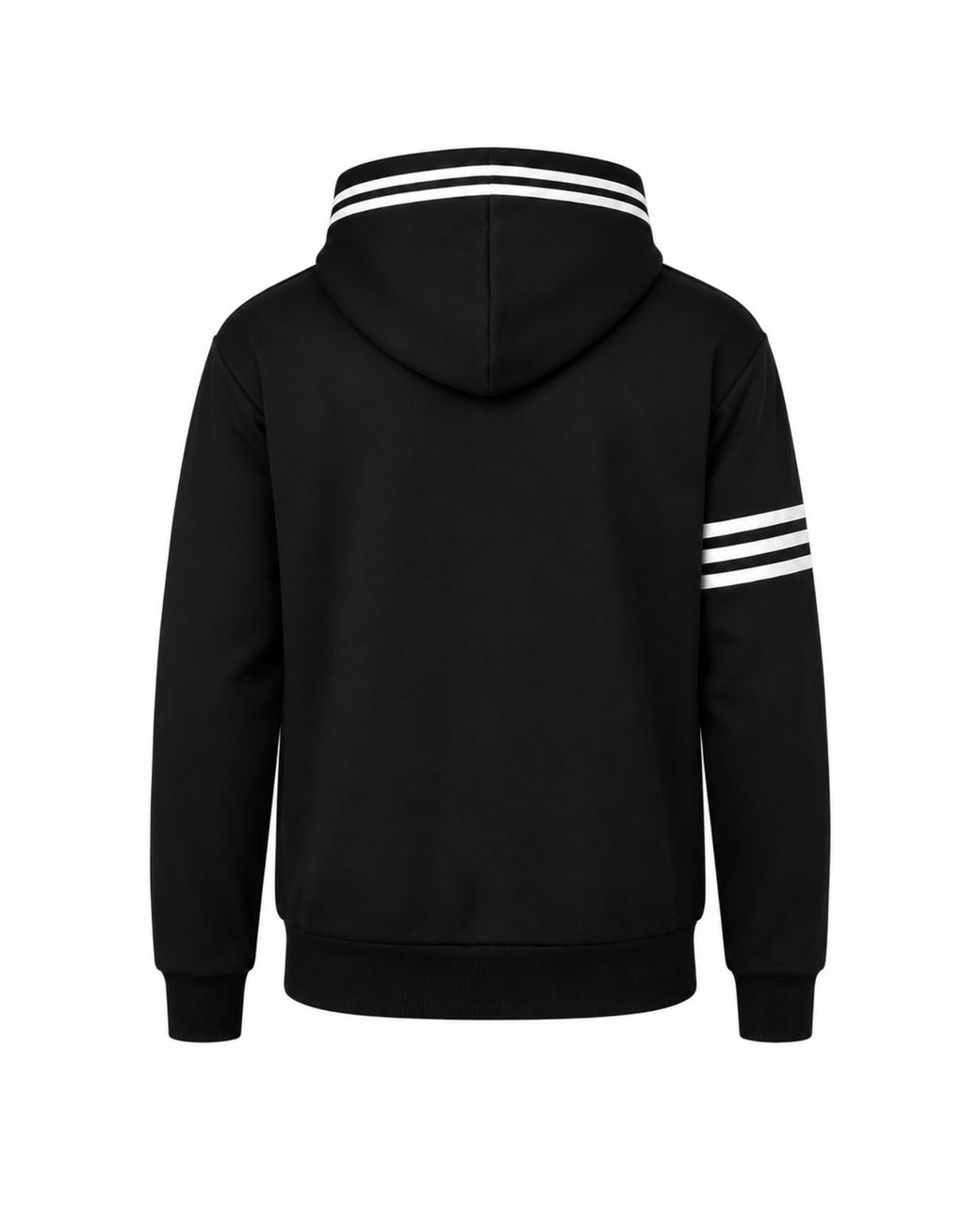 Chic Urban Black Urban Velocity Stripe Hoodie for men