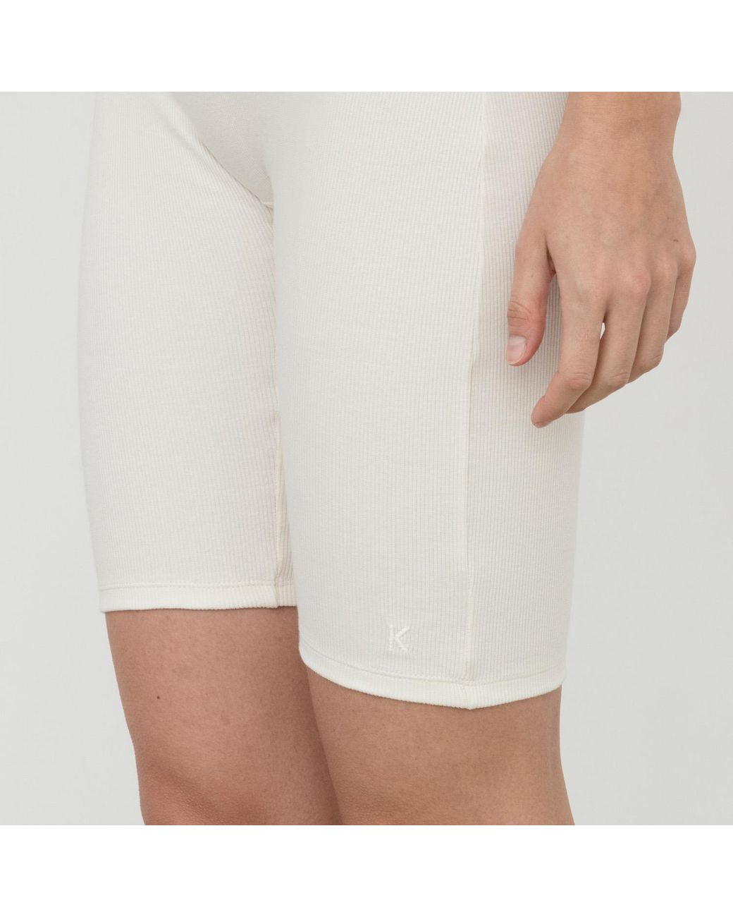 The Koozy White Charlotte High Waist Shorts