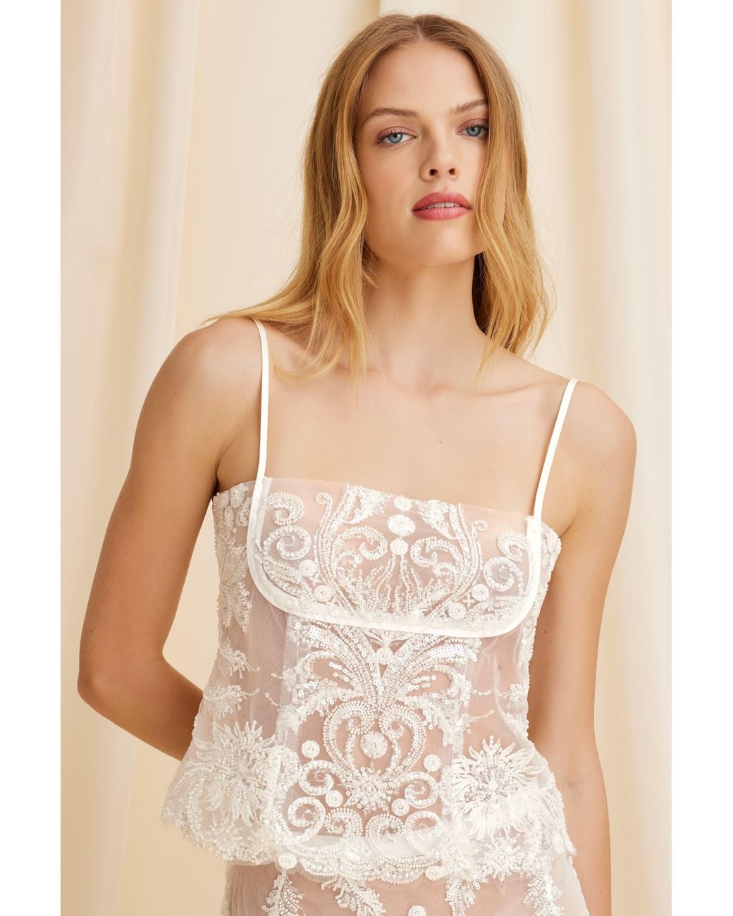Scarlett Gasque White Bianca Top