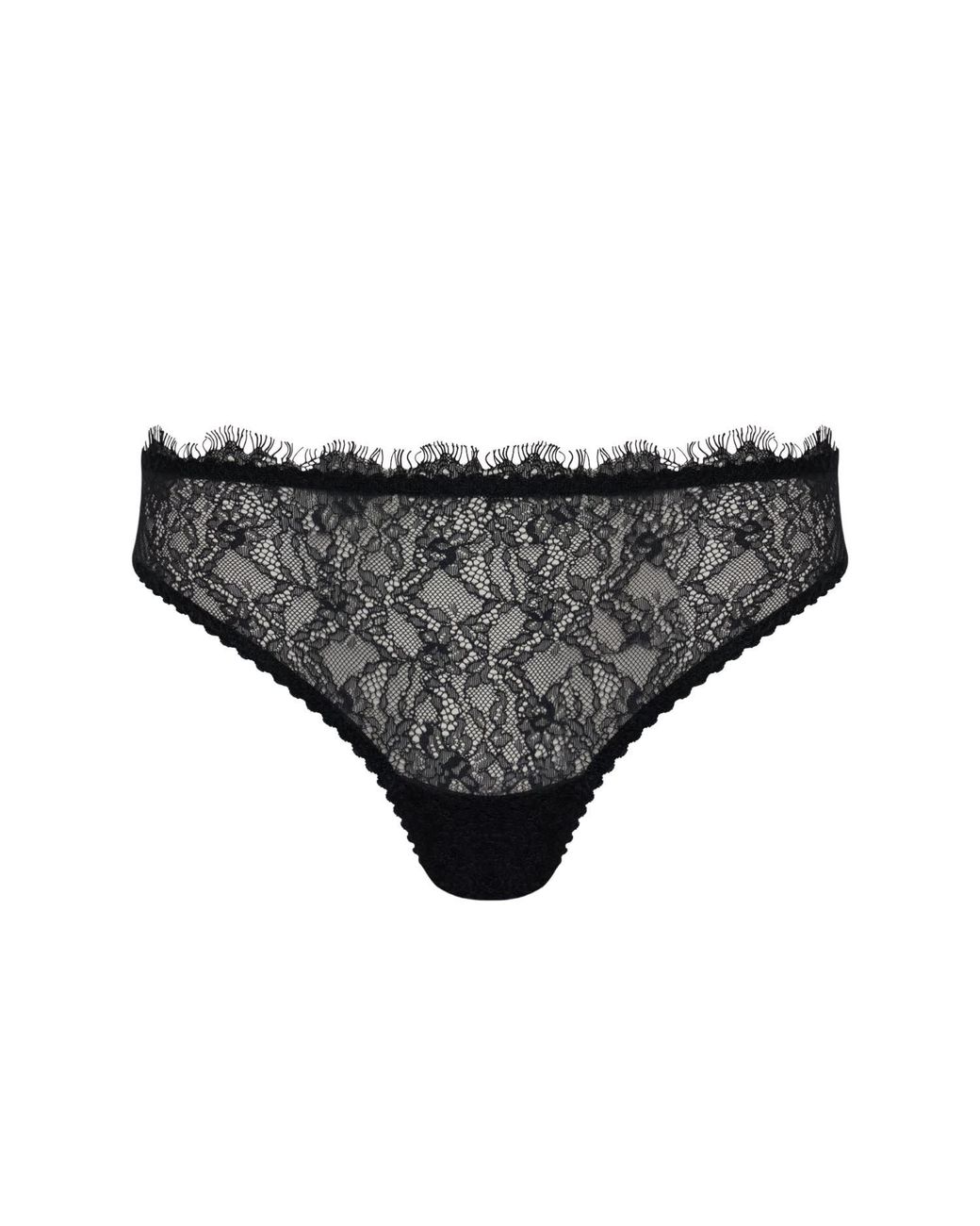 Daily Underwear Black String Panties Ombre