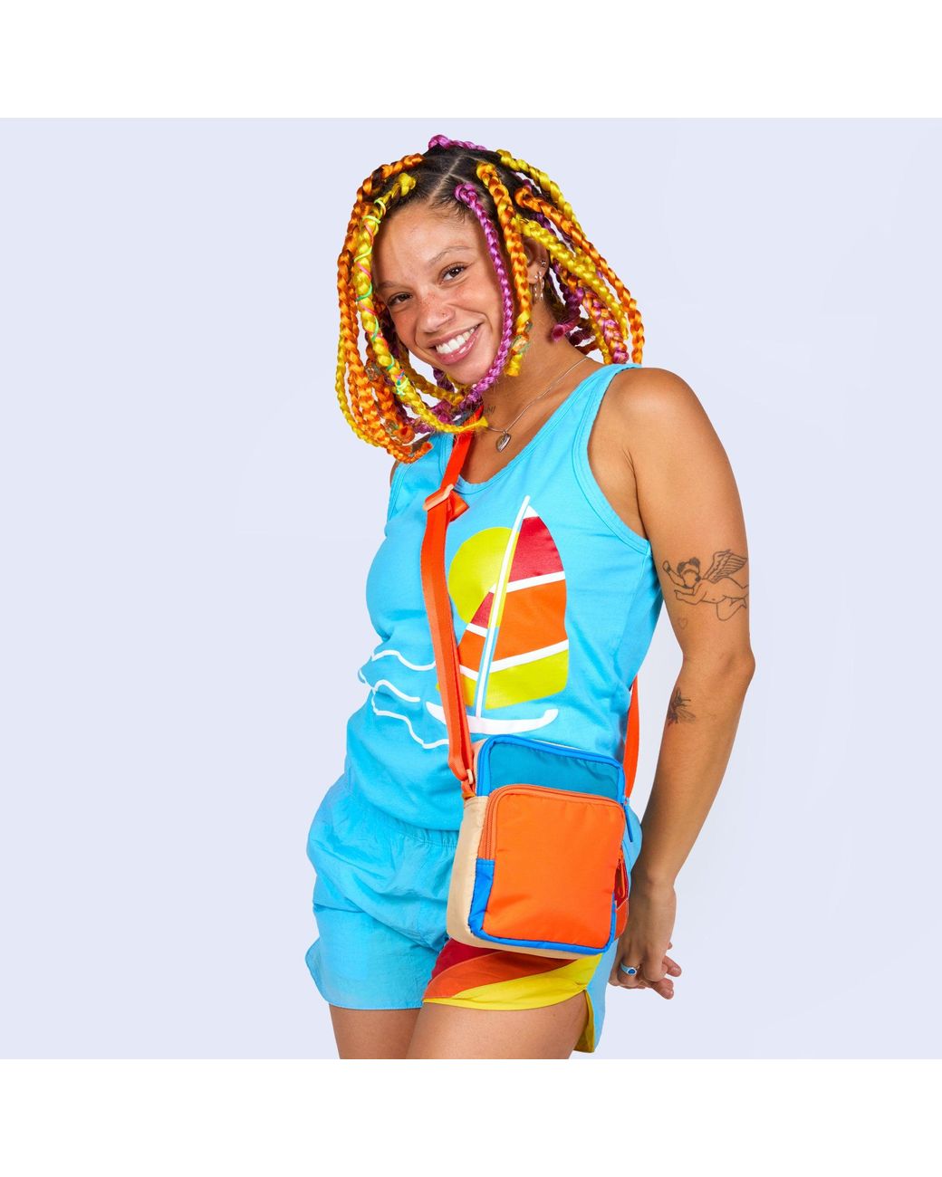 Mokuyobi Orange Heat Wave Sidekick Sling
